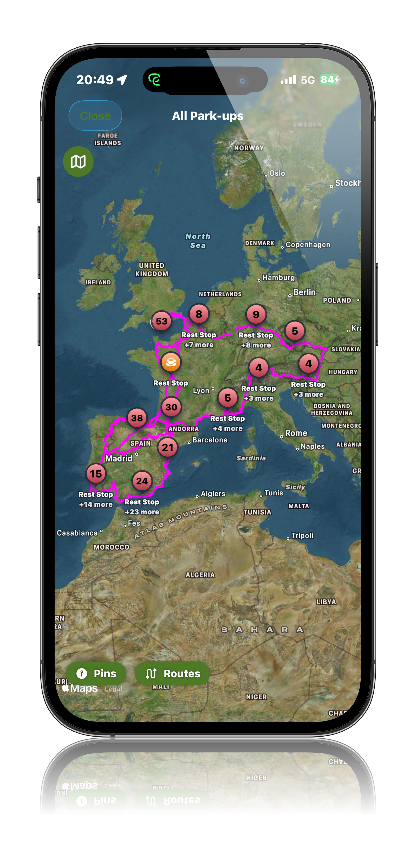 Unified history map